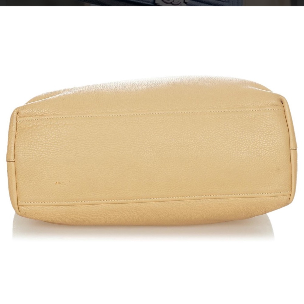 Prada Brown Vitello Daino Tote Bag Beige - Picture 3 of 11